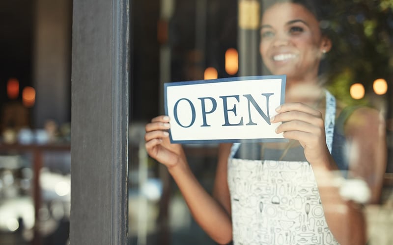 Business Open Sign